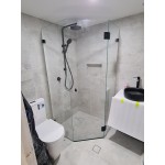 Deno Frameless Diamond Shower Screen  900 * 900*2000 